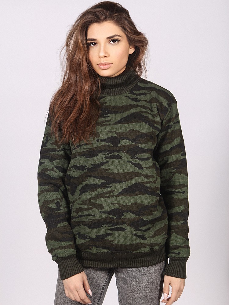 Свитер с удлиненной горловиной (цвета в ассортименте) Свитер с удлиненной горловиной (цвета в ассортименте)