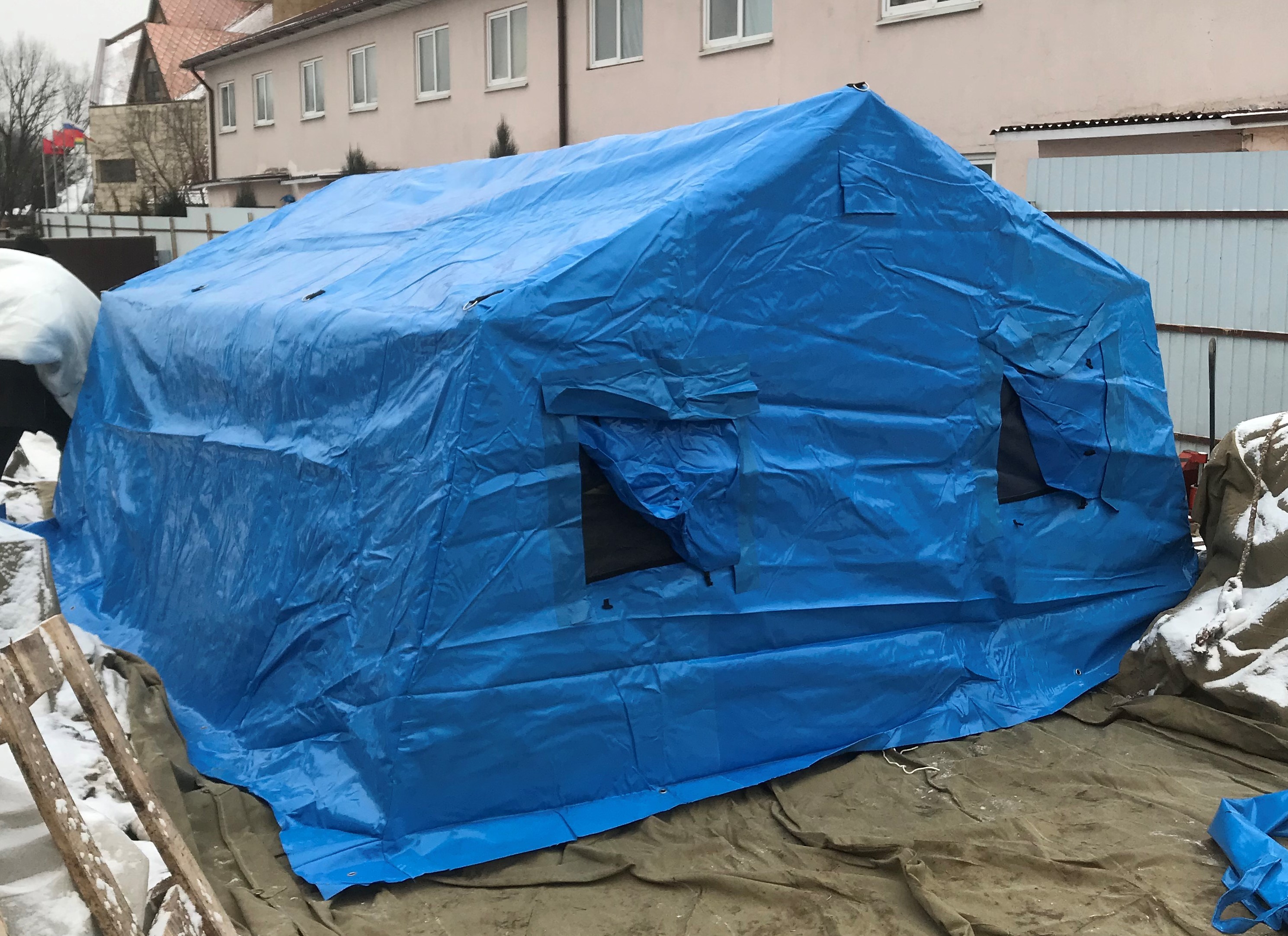 Армейская каркасная палатка М-10 Армейская каркасная палатка М-10