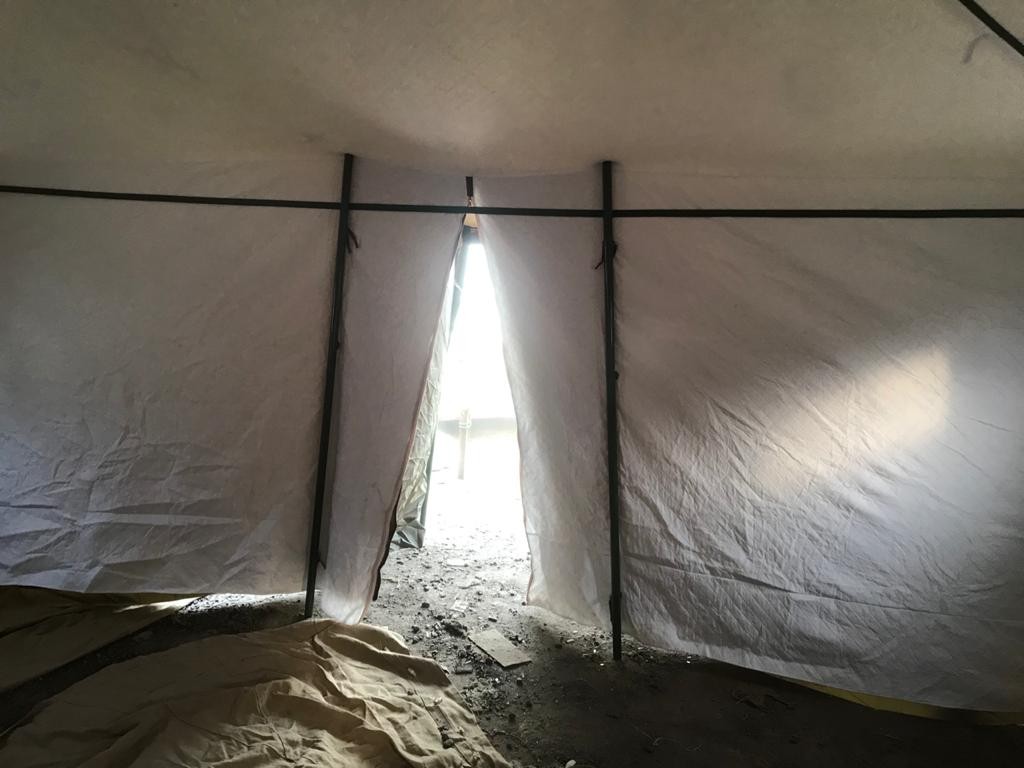 Палатка УСТ-56 зимняя (на металлических стойках) Палатка УСТ-56 зимняя (на металлических стойках)