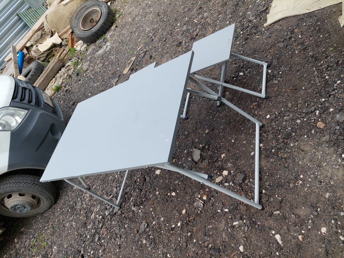 Стол армейский со стульями Стол армейский со стульями