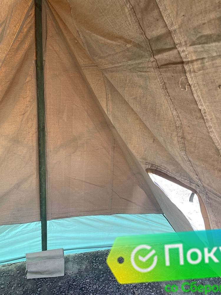 Палатка Гарнизон-3 с двускатной крышей Палатка Гарнизон-3 с двускатной крышей