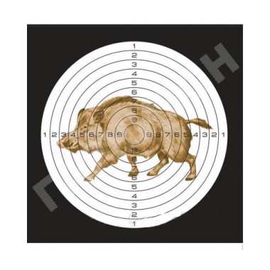 Мишень картон Кабан пр-во Россия
