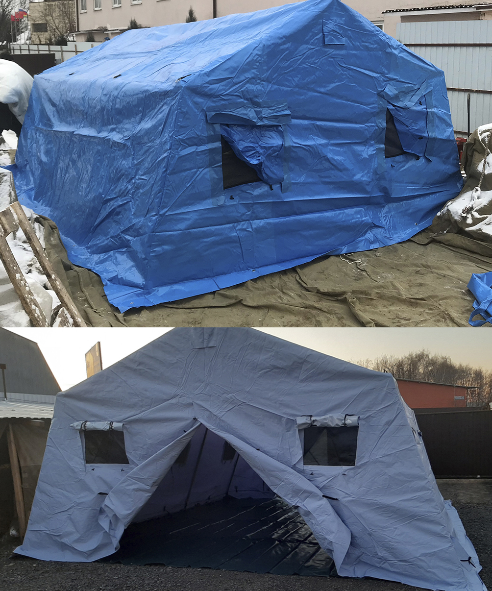 Армейская каркасная палатка М-10 Армейская каркасная палатка М-10